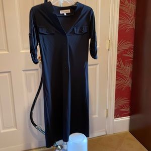 Donna Degnan black polyester dress
